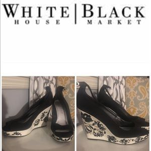 White House/ Black Market Wedges - Size 10